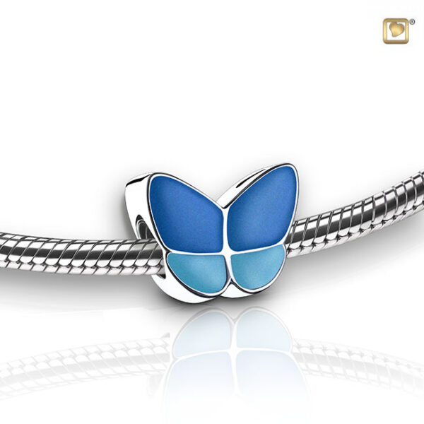 BD2091 Ash jewellery bead Butterfly