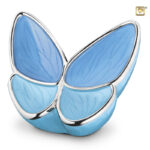 A1041 Brass urn Butterfly