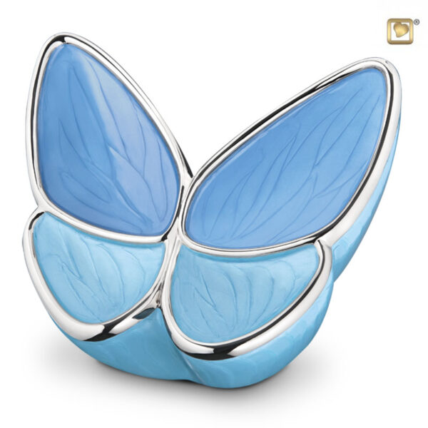 A1041 Brass urn Butterfly
