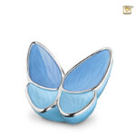 BF 002 S Brass small urn Butterfly