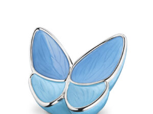 BF 002 S Brass small urn Butterfly
