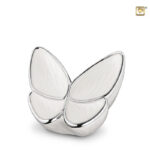 M1042 Brass small urn Butterfly