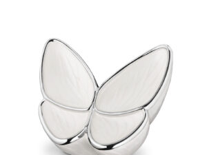 M1042 Brass small urn Butterfly