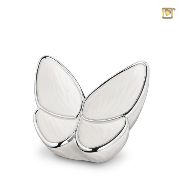 M1042 Brass small urn Butterfly