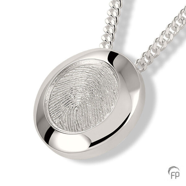 HF 095 Ash pendant with fingerprint