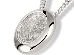 HF 096 Ash pendant with fingerprint