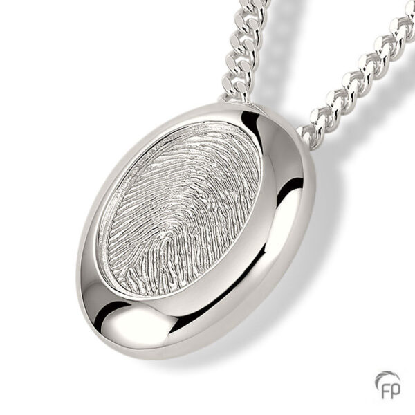 HF 096 Ash pendant with fingerprint