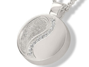 HF 099 Ash pendant with fingerprint
