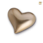K600 Brass keepsake heart