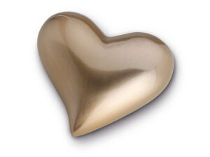K600 Brass keepsake heart