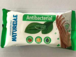 Antibacterial hand wipes