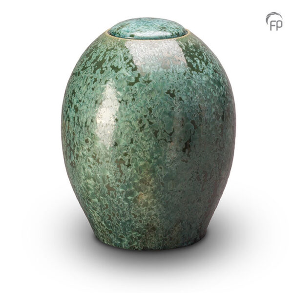 KU 301 Ceramic urn crystal lacquer