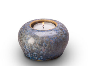KU 302 K Ceramic candle holder crystal lacquer