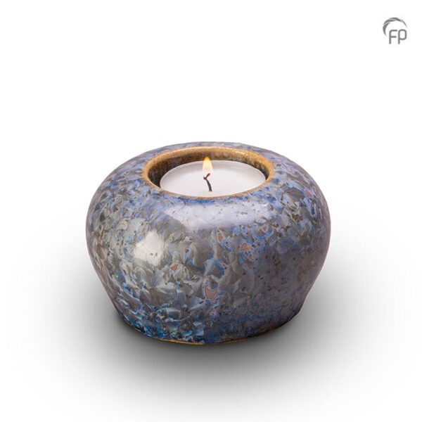 KU 302 K Ceramic candle holder crystal lacquer