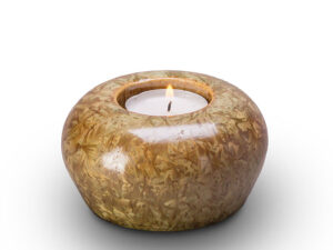 KU 303 K Ceramic candle holder crystal lacquer