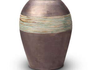 KU 304 Ceramic urn metallic