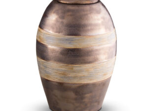 KU 306 Ceramic urn metallic