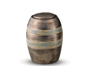 KU 306 M Ceramic medium urn metallic