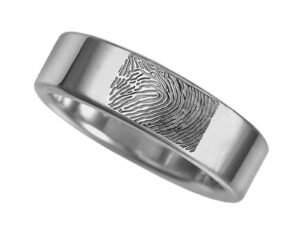RF 02.6 - Ring glossy with fingerprint