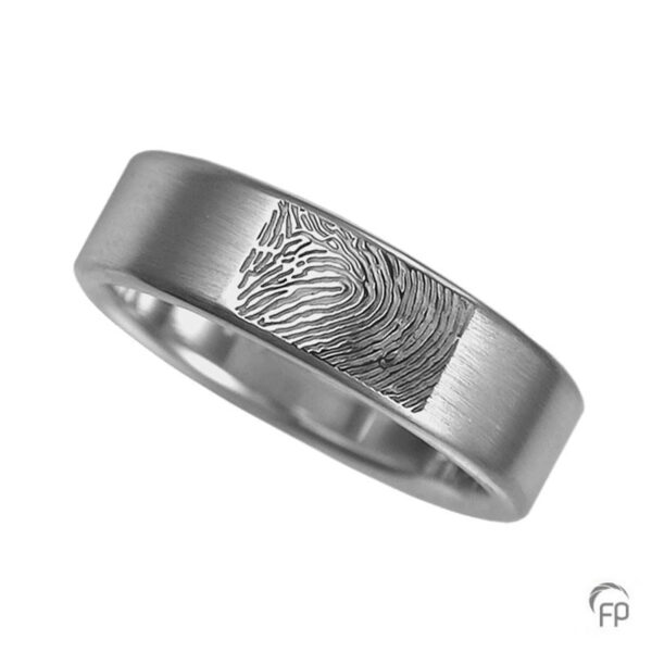 RF 02.6M - Ring brushed with fingerprint