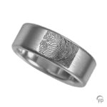 RF 02.8M - Ring brushed with fingerprint