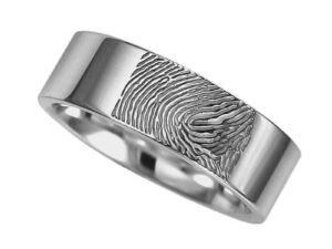 RF 03.6 - Ring glossy with fingerprint
