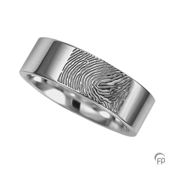 RF 03.6 - Ring glossy with fingerprint