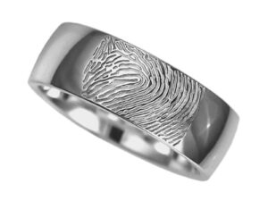 RF 04.7 - Ring glossy with fingerprint