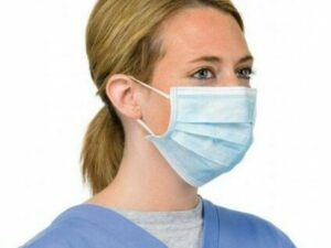 BLUE 3 PLY SURGICAL MASK TYPE II R PK OF 10