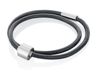 TBB 001 L Tadblu Barrel bracelet Leather black