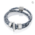 TBB 203 L Tadblu Barrel bracelet Naval Rope Denim