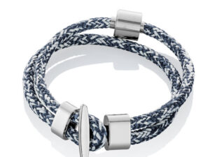 TBB 203 L Tadblu Barrel bracelet Naval Rope Denim