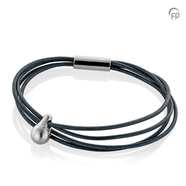 TCB 001 L Tadblu Charm bracelet Leather Gray