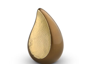 TD 001 S Brass small urn Teardrop