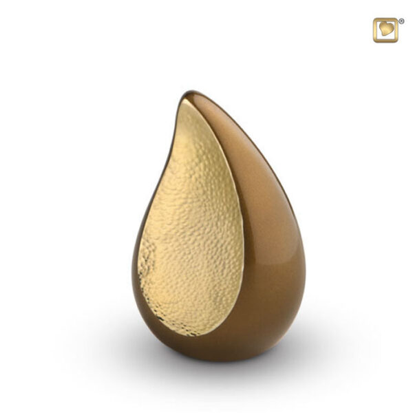 TD 001 S Brass small urn Teardrop