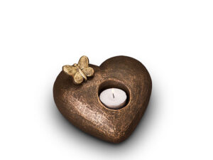 UGK 001 AT Ceramic urn bronze