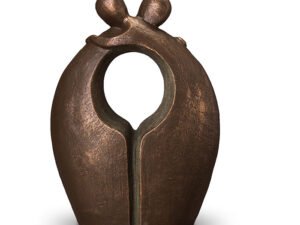 UGK 014 D Duo ceramic urn bronze