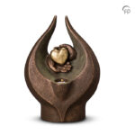 UGK 030 BT Ceramic urn bronze
