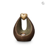 UGK 035 AT Ceramic urn bronze