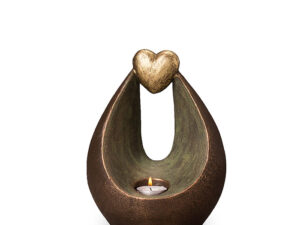 UGK 035 AT Ceramic urn bronze