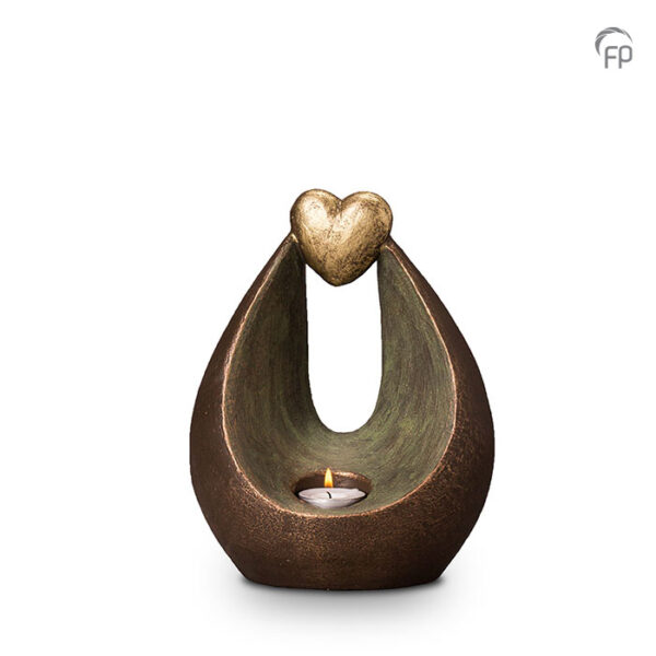 UGK 035 AT Ceramic urn bronze