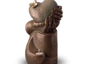 UGK 065 BT Ceramic urn bronze