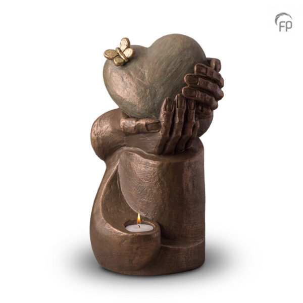 UGK 065 BT Ceramic urn bronze