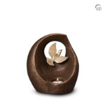 UGK 069 AT Ceramic urn bronze