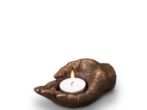 UGK 142 AT Ceramic urn bronze