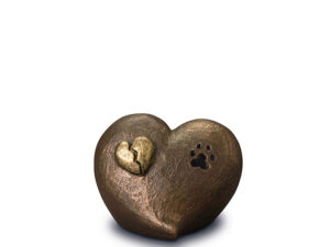 UGK 203 Ceramic pet urn bronze