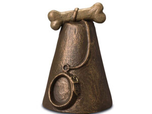 UGK 206 Ceramic pet urn bronze