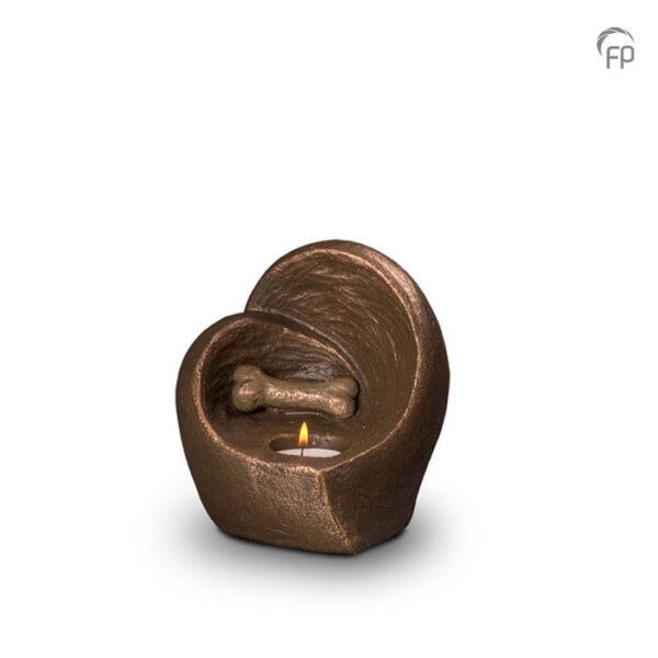 UGK 215 Ceramic pet urn bronze