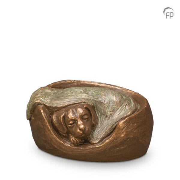 UGK 217 Ceramic pet urn bronze