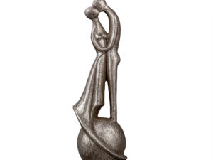 UGKS 504 Ceramic urn silver - I loved and lost you